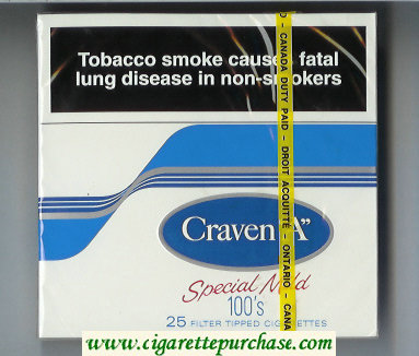 Craven A Special Mild 100s 25 cigarettes